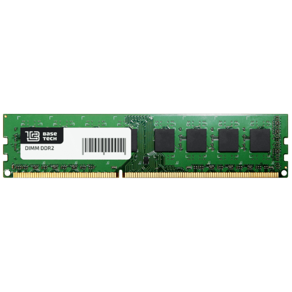 Память DDR2 DIMM 2Gb, 800MHz, CL6, 1.8V BaseTech (BTD2800C6-2G-OEM)
