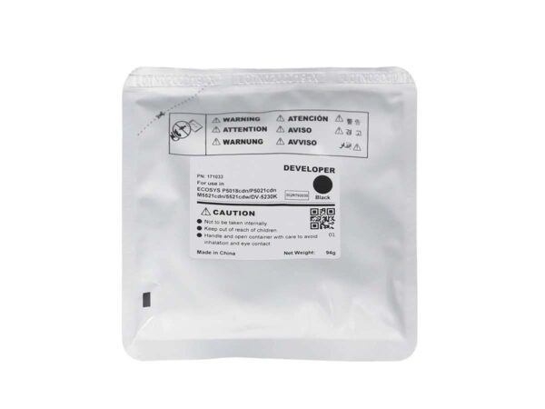 Девелопер  для Kyocera ECOSYS M5521cdn/P5021cdn/M5526cdw, DV-5230K, 302R793030, 100000 страниц, черный, пакет, 100 г