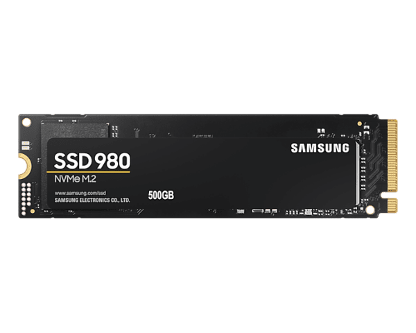SSD (твердотельный накопитель) Samsung 500Gb 980, 2280, PCI-E 3.0 x4, NVMe (MZ-V8V500BW)